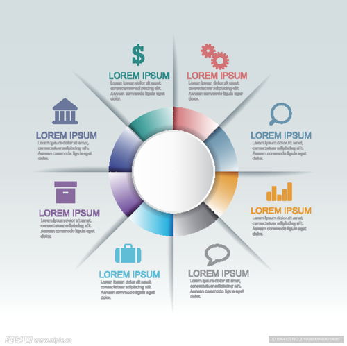創意商務信息圖設計圖 提升商務信息服務的視覺溝通力